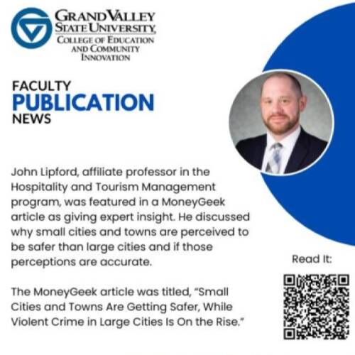 John Lipford, Affiliate Professor, contributes to article on the safety of small cities